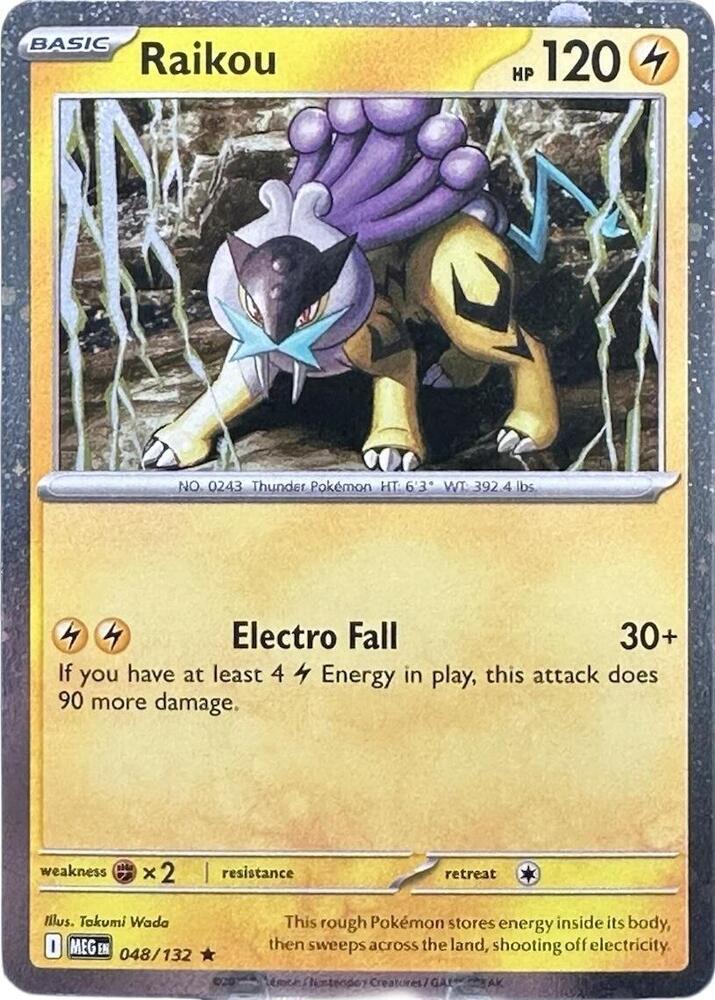 Mega Evolution Raikou [Cosmos-Holo] Pokémon card